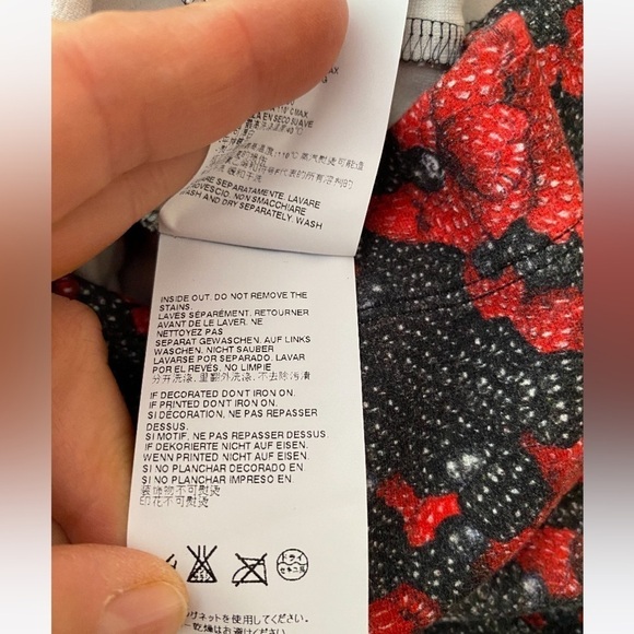 $395 Just Cavalli Women's Red Short Sleeve Berry Sheath Dress Size IT 46/US 10 - Picture 5 of 10